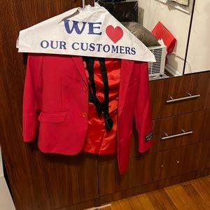 White shirt included and bow tie